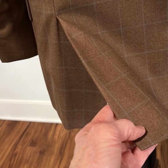 Michael Kors 100% Wool Blazer Suit Coat Size 30L Money Luxury Academia Preppy - Picture 7 of 12